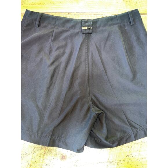 Womens Jamie Sadock Black Polyester 6 In Inseam Golf Athletic Shorts Pockets 10 - Picture 7 of 8